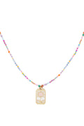 Collana colorata con sole - Multi