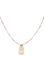 Collana colorata con sole - Multi