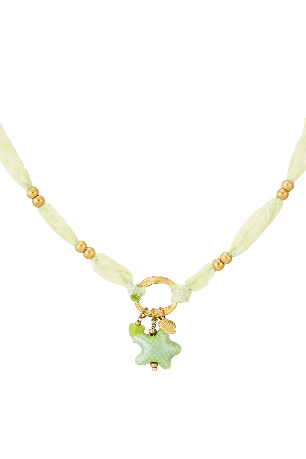 Collana Stellata - Colore Verde e Oro