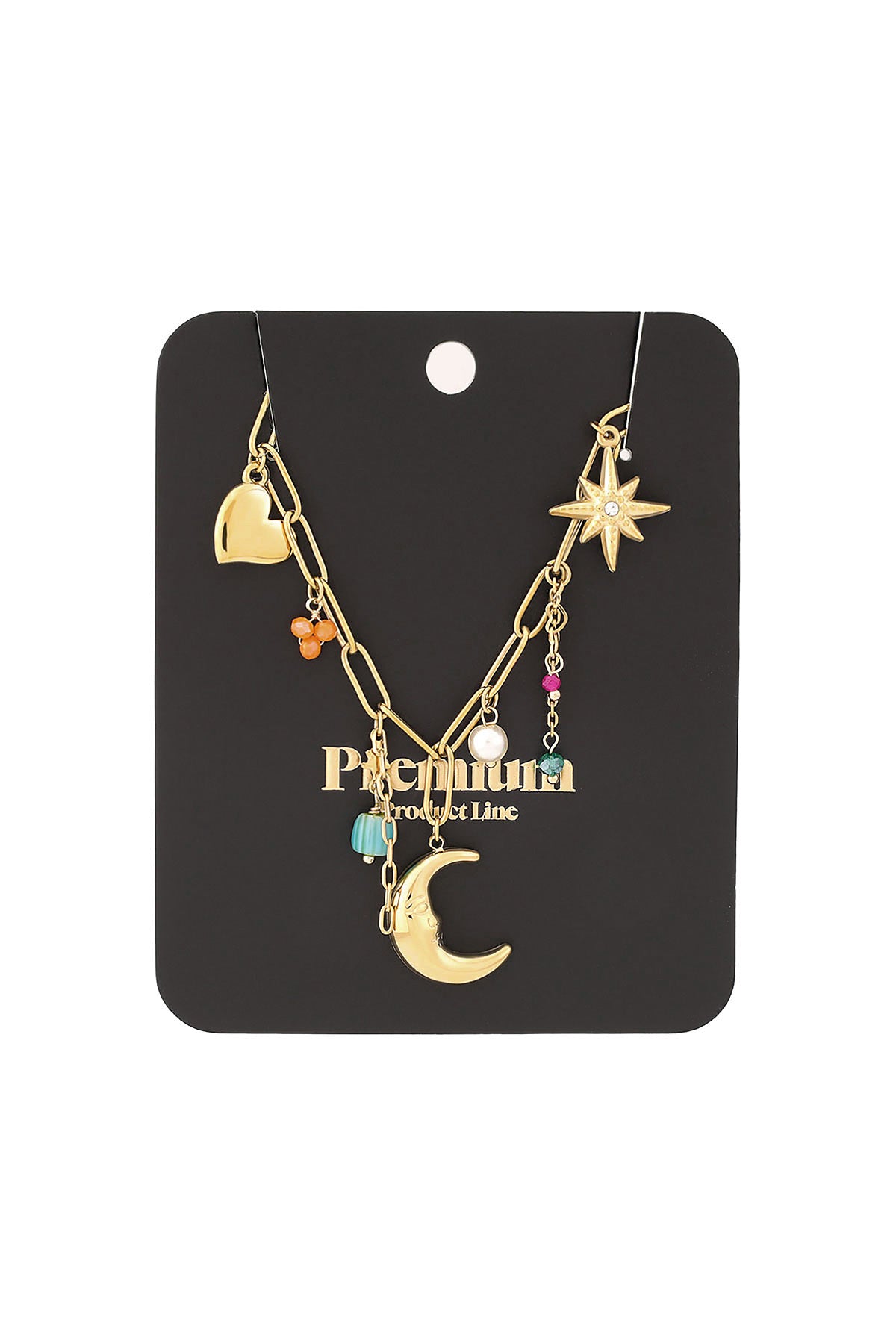 collana "ti amo fino alla luna e ritorno"
