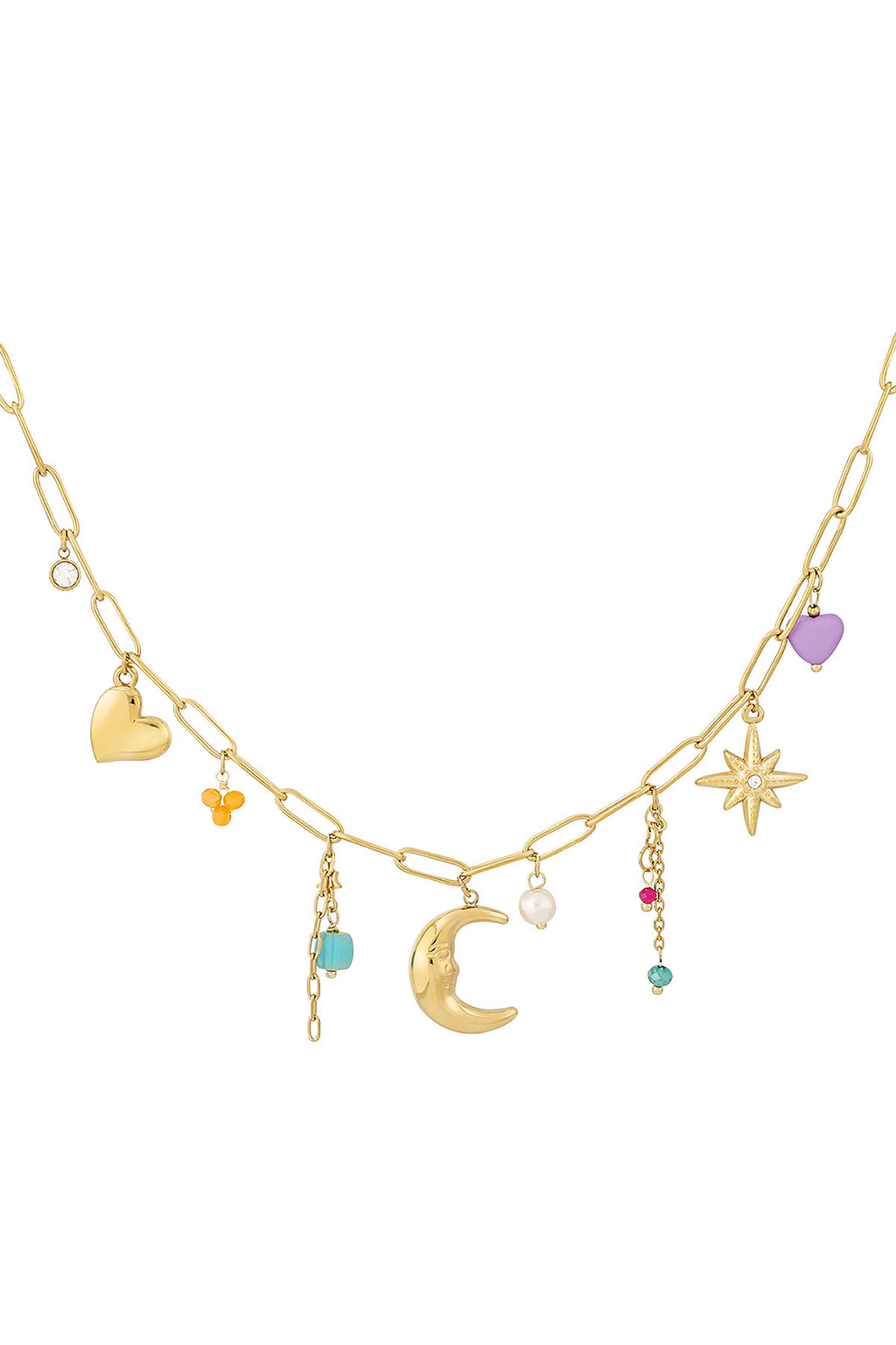 collana "ti amo fino alla luna e ritorno"