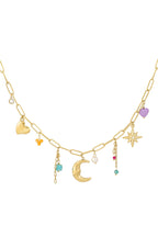 collana "ti amo fino alla luna e ritorno"
