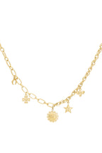 collana con ciondoli celestiali