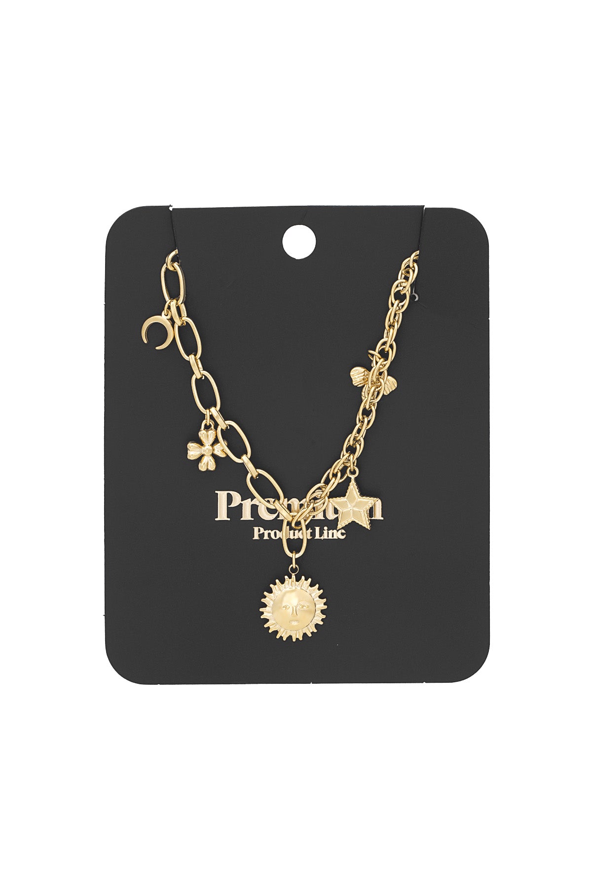 collana con ciondoli celestiali