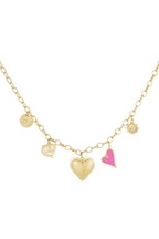 collana con ciondolo d'amore