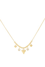 collana cuore scintillante