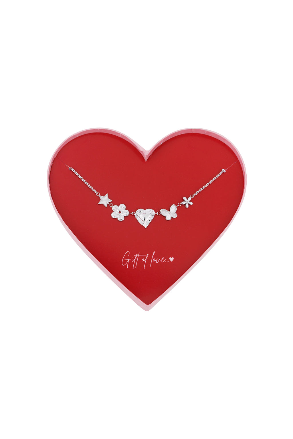 dono d'amore farfalla in acciaio inox amore