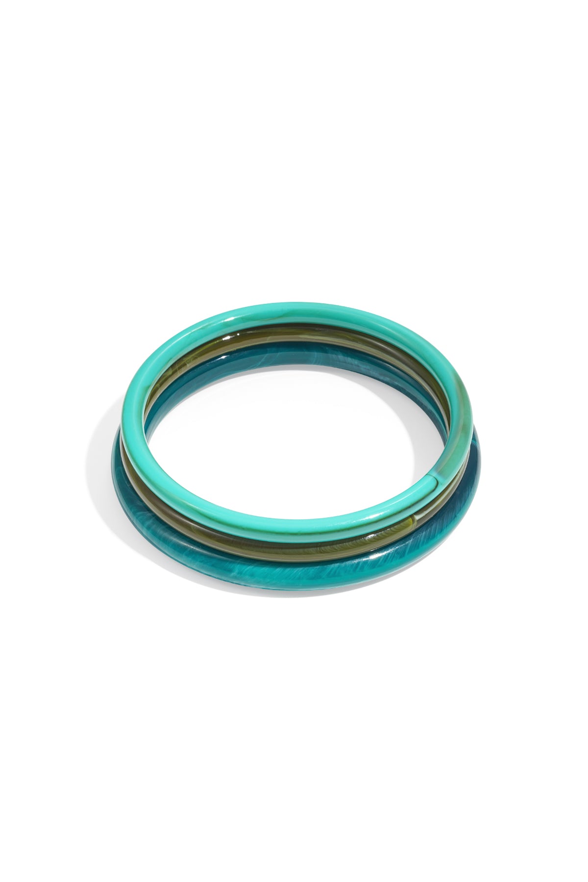 Braccialetti in acrilico tinta unita casual quotidiani semplici serie gioielli da donna
