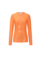 Maglia a maniche lunghe in rete