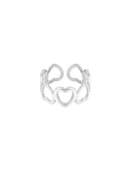 anello cuori diversi