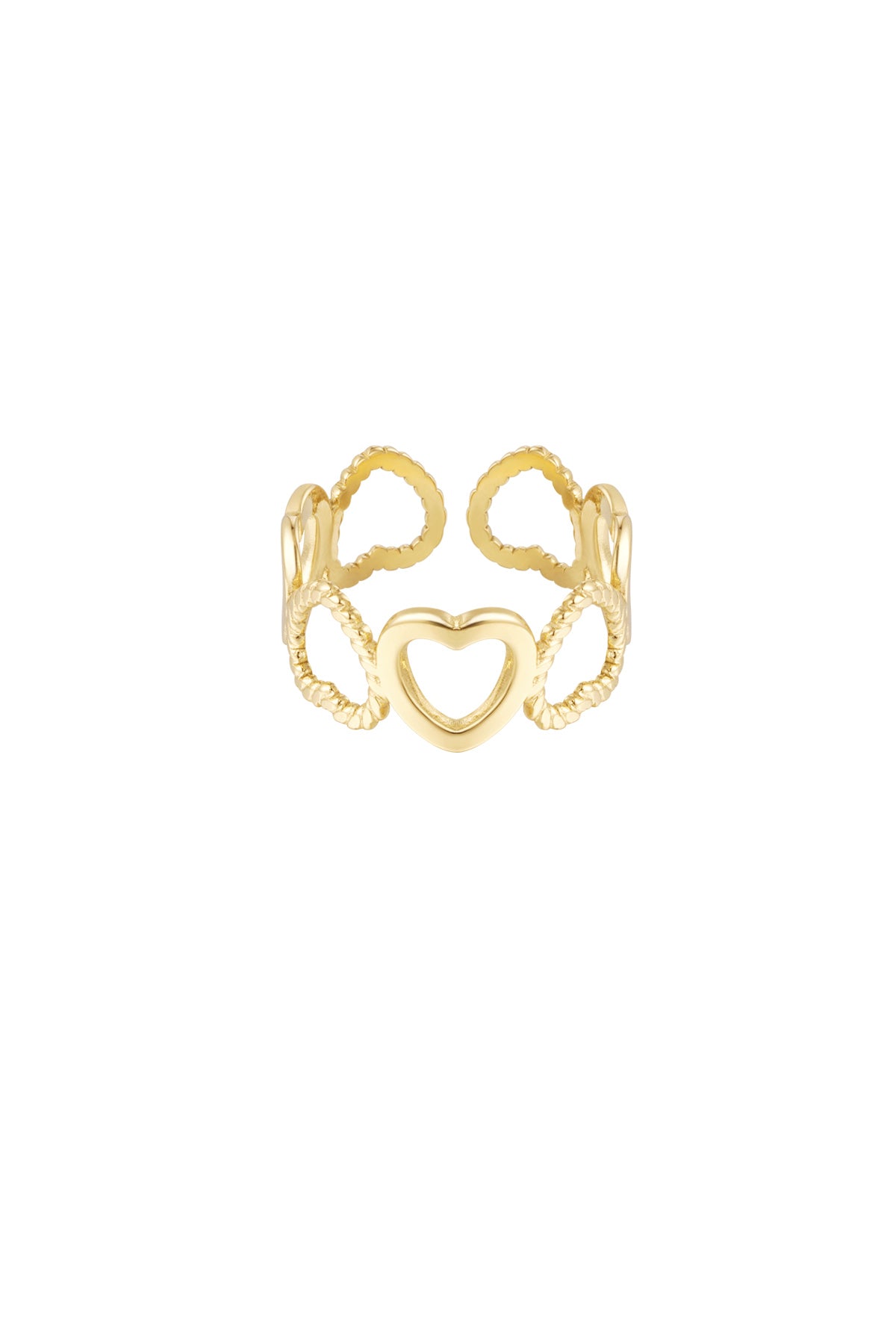 anello cuori diversi