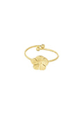 anello con fiore carino