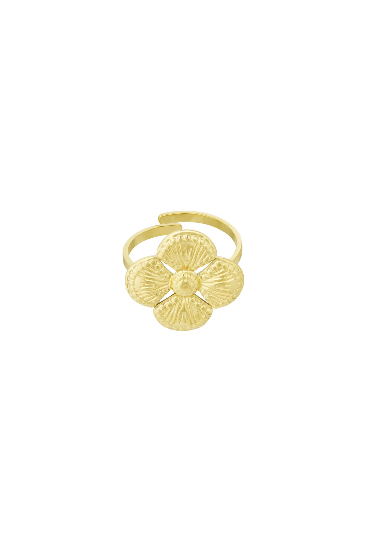 Anello di lusso trifoglio - anello