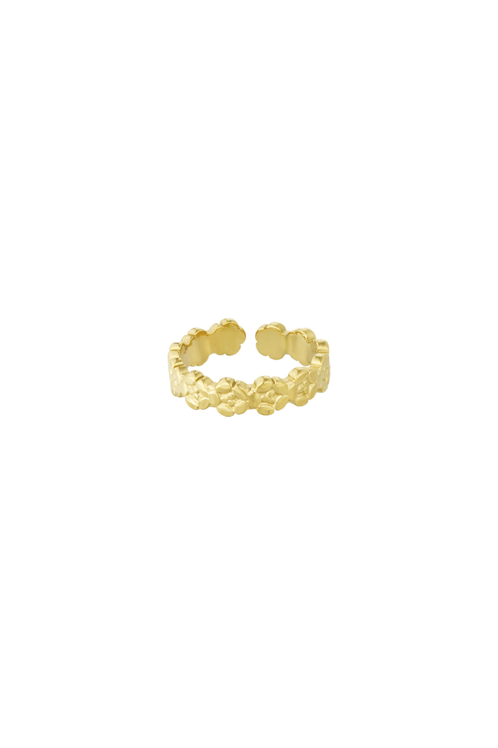 anello fiore luccicante