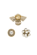 Trio spille busy bee - Colore oro bianco