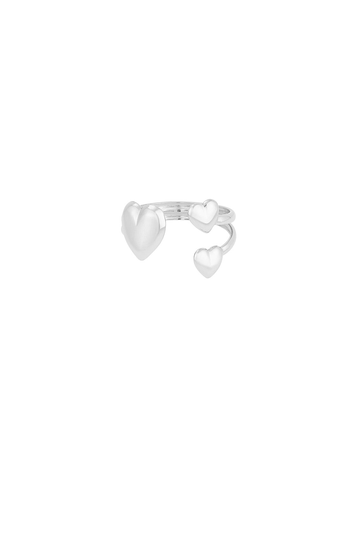 anello trio cuore
