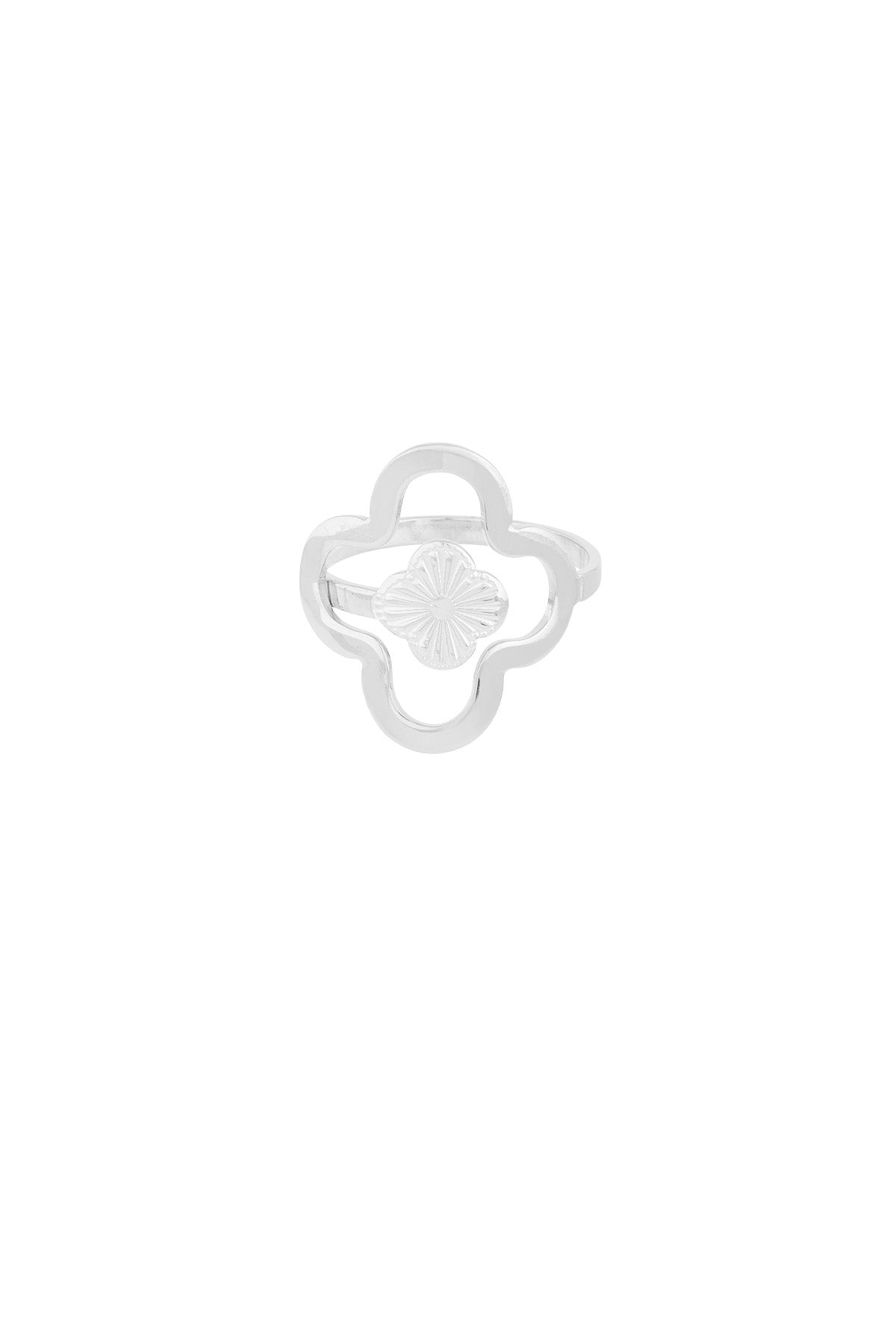 anello foglia portafortuna