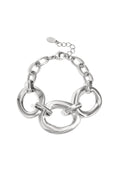 Bracciale con pezzi rotondi