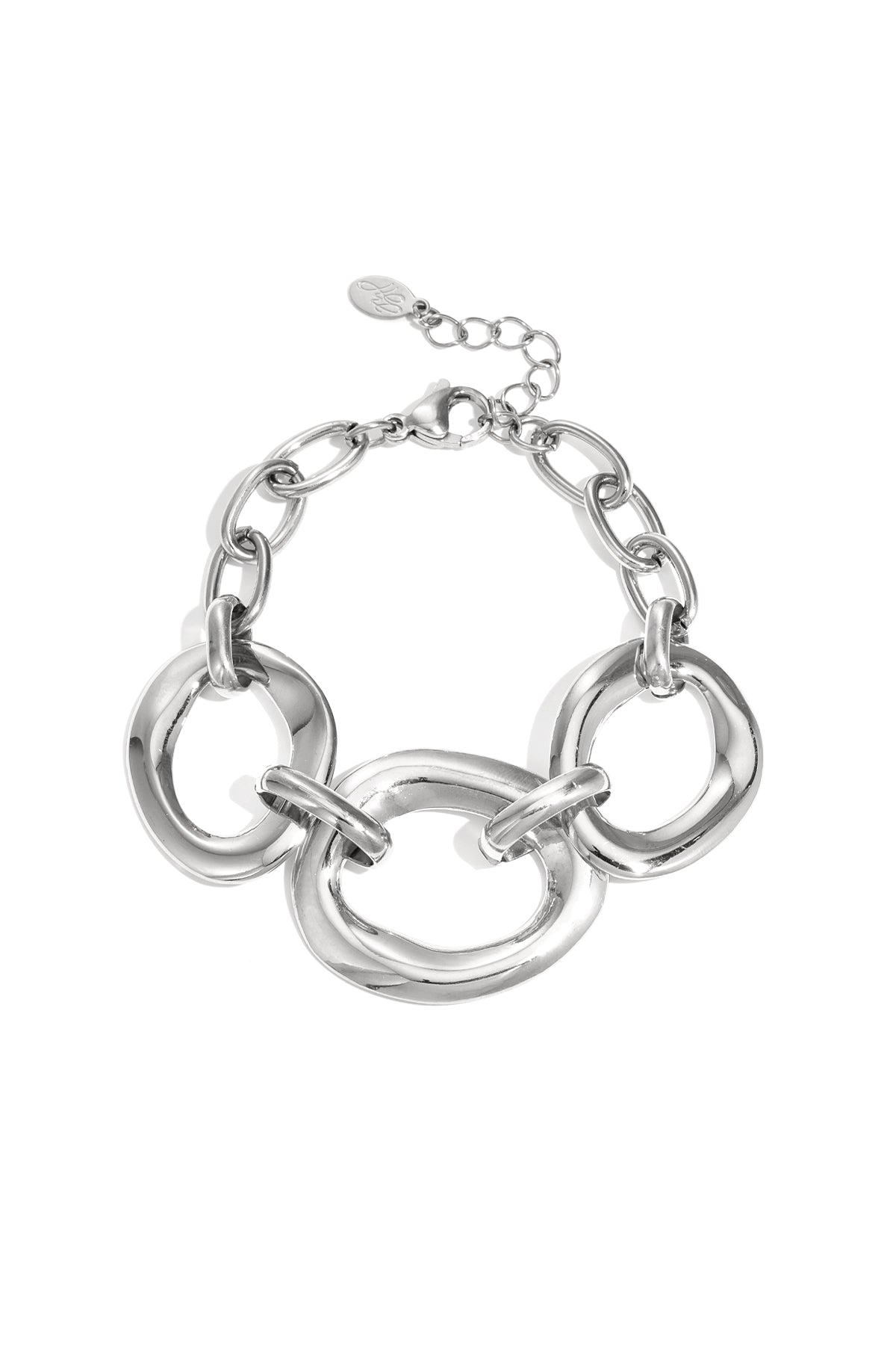 Bracciale con pezzi rotondi