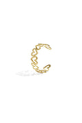 Braccialetti con polsino in acciaio inossidabile, serie casual e semplice, gioielli da donna