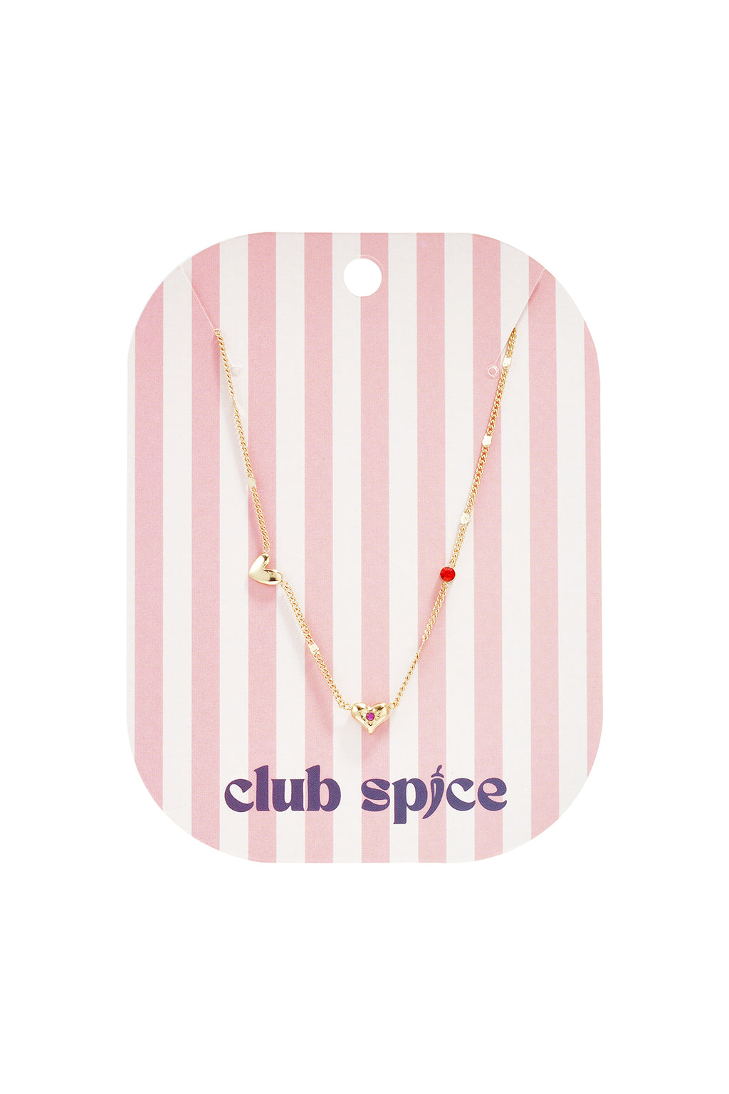 Collana con cuori pietre e motivi