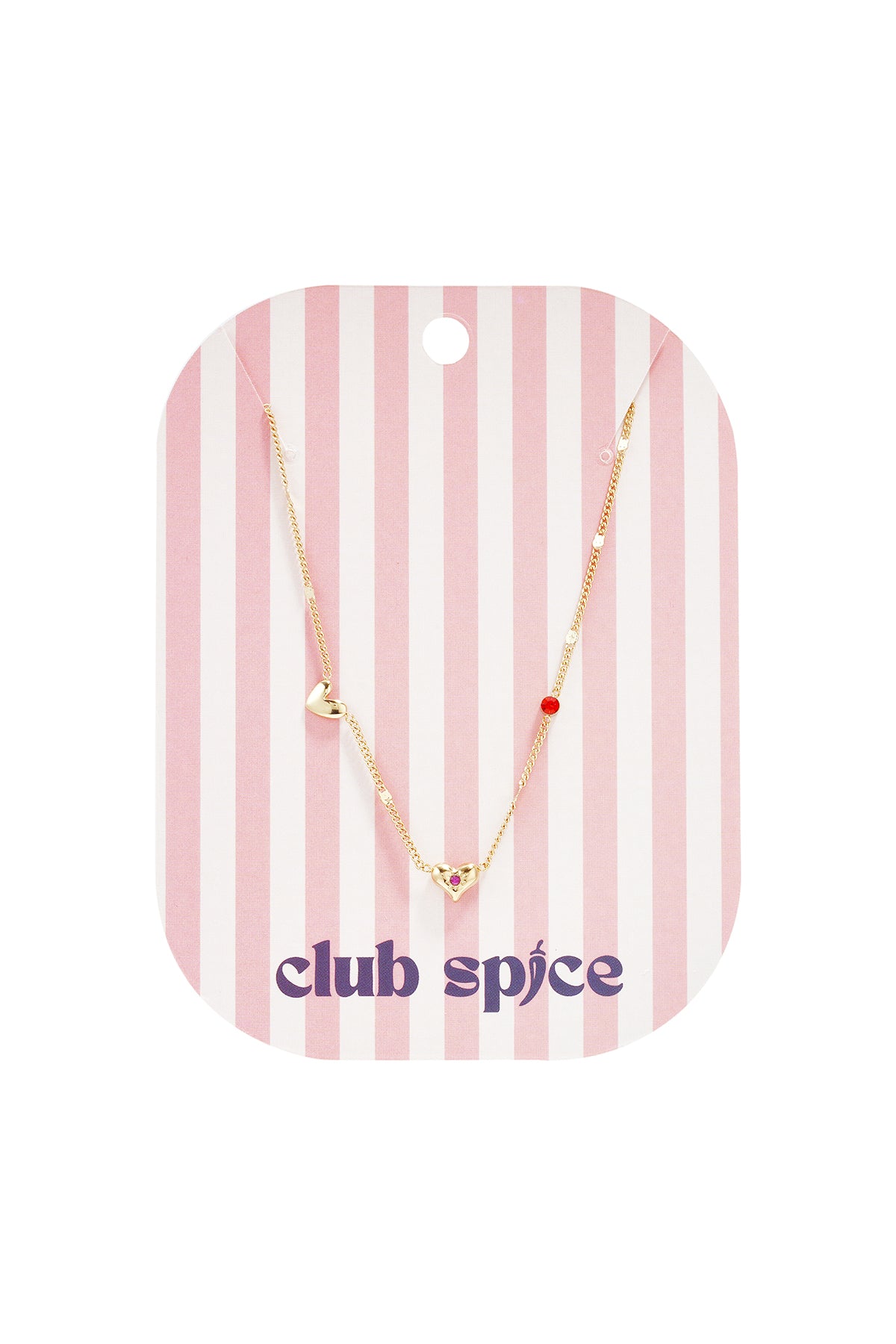 Collana con cuori pietre e motivi