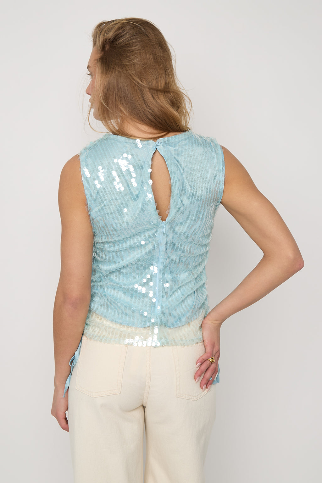 Top con paillettes