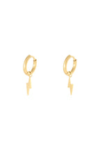Orecchini Bullone Gold Stainless Steel