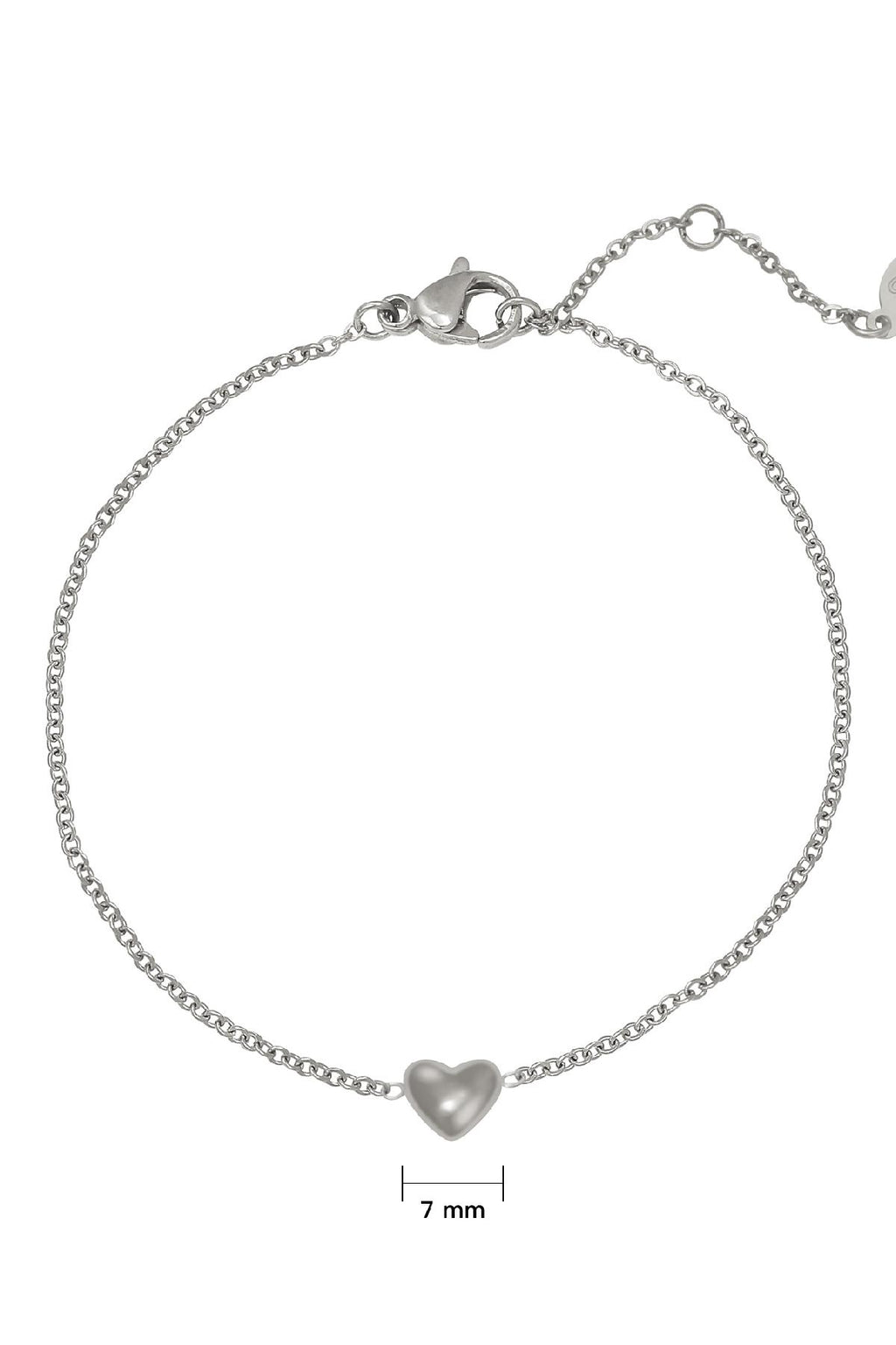 Bracciale Sempre nel mio cuore Silver Color Stainless Steel