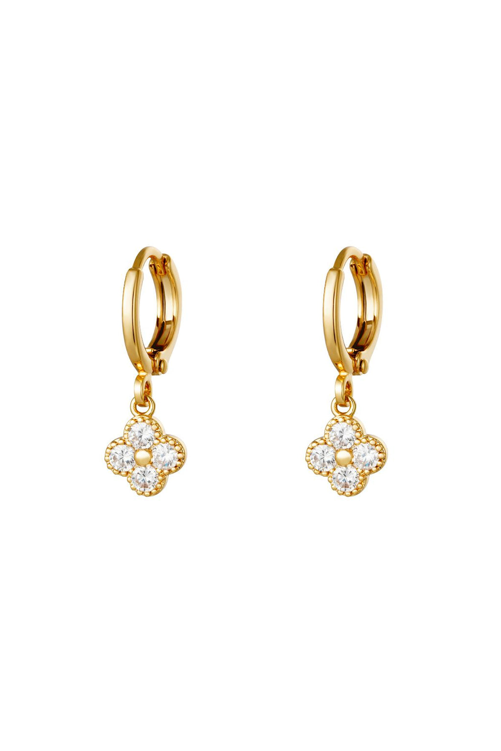Orecchini Trifoglio Gold Copper