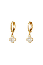 Orecchini Trifoglio Gold Copper