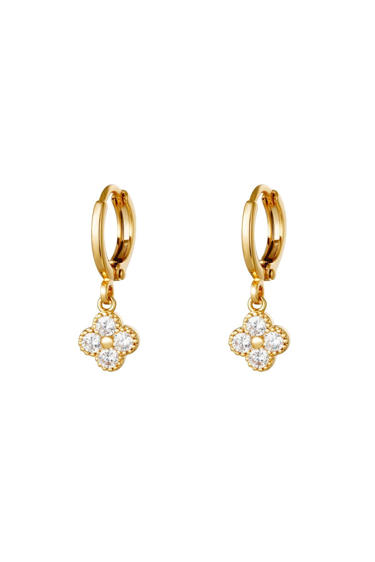 Orecchini Trifoglio Gold Copper