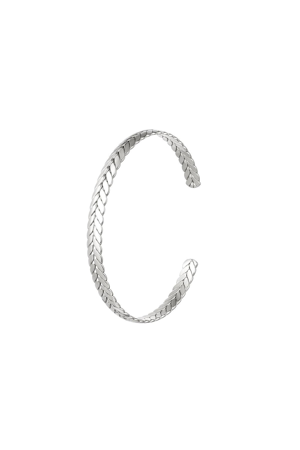 Bracciale In Acciaio Inossidabile Alloro Silver Color Stainless Steel