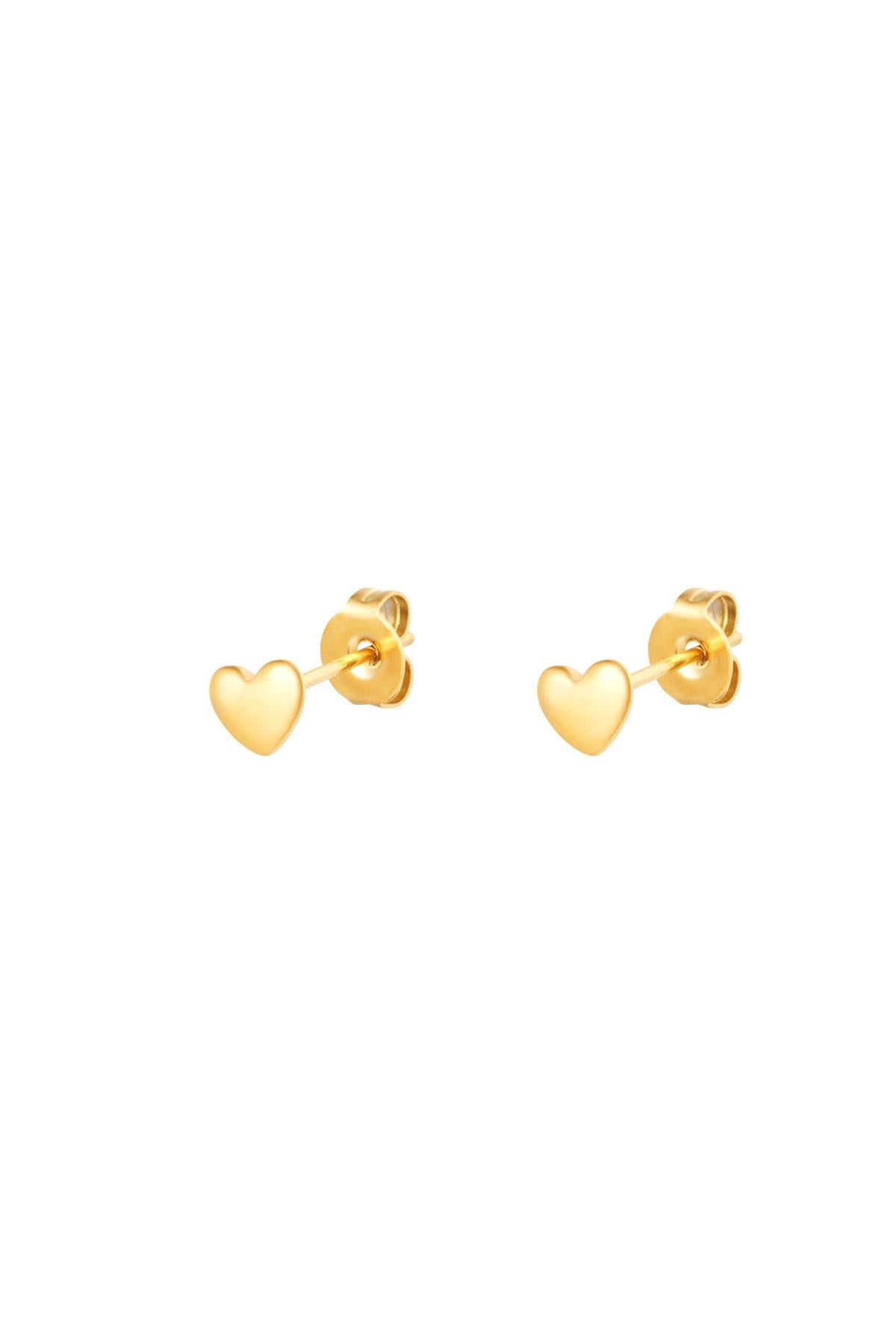 Cuore di acciaio inossidabile Gold Stainless Steel
