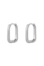 Orecchini classici - grandi Silver Color Stainless Steel