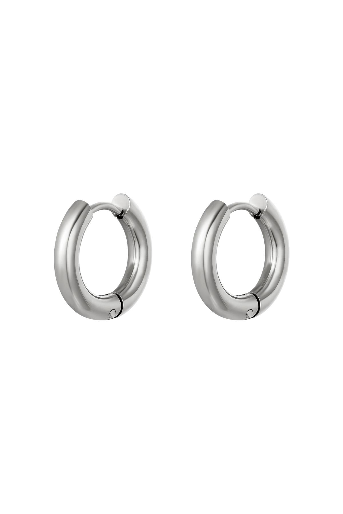 Orecchini creoli basic - piccoli Gold Stainless Steel