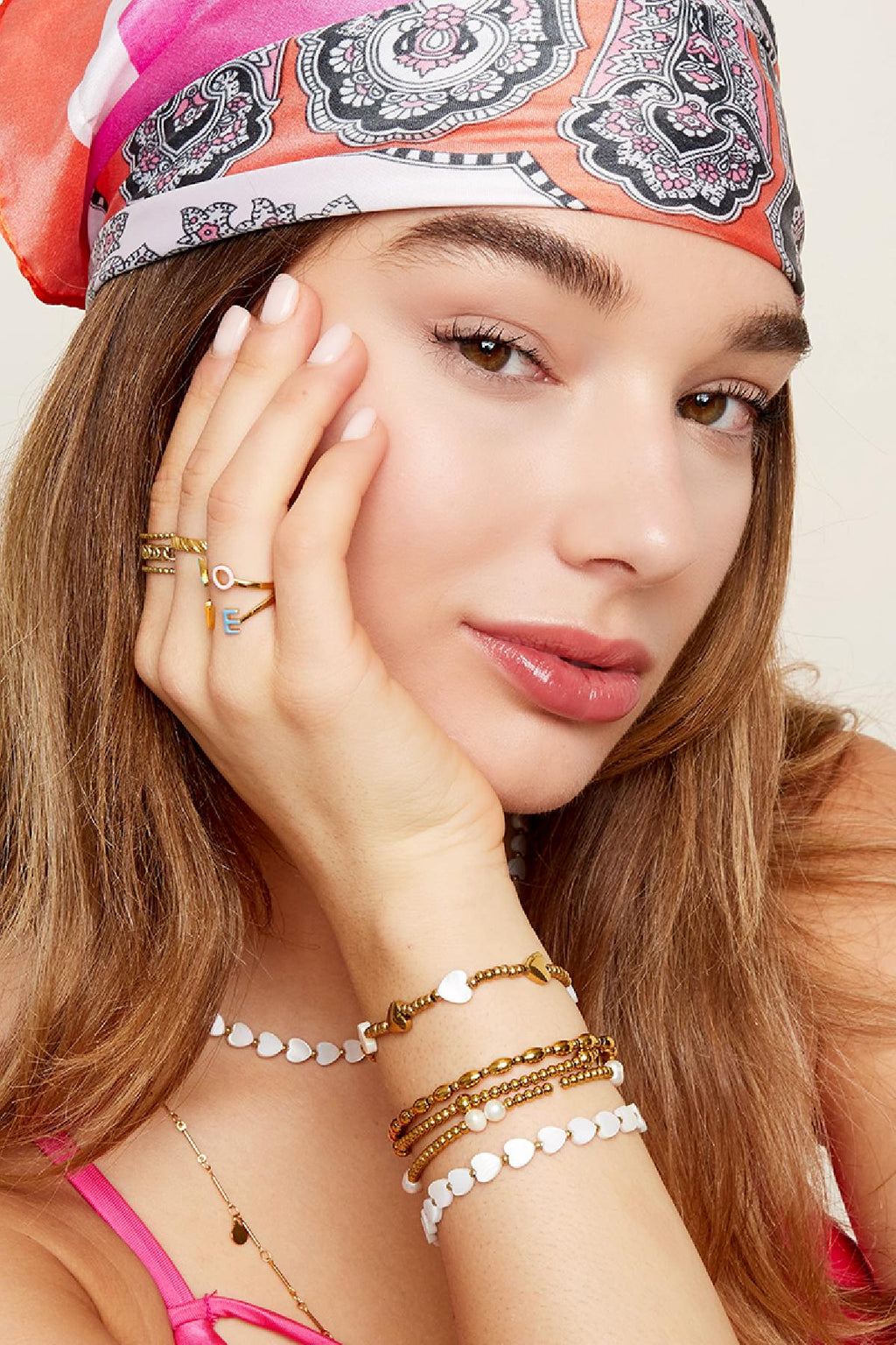Bracciale Cuore - Collezione Beach White gold Sea Shells
