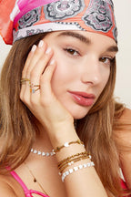 Bracciale Cuore - Collezione Beach White gold Sea Shells