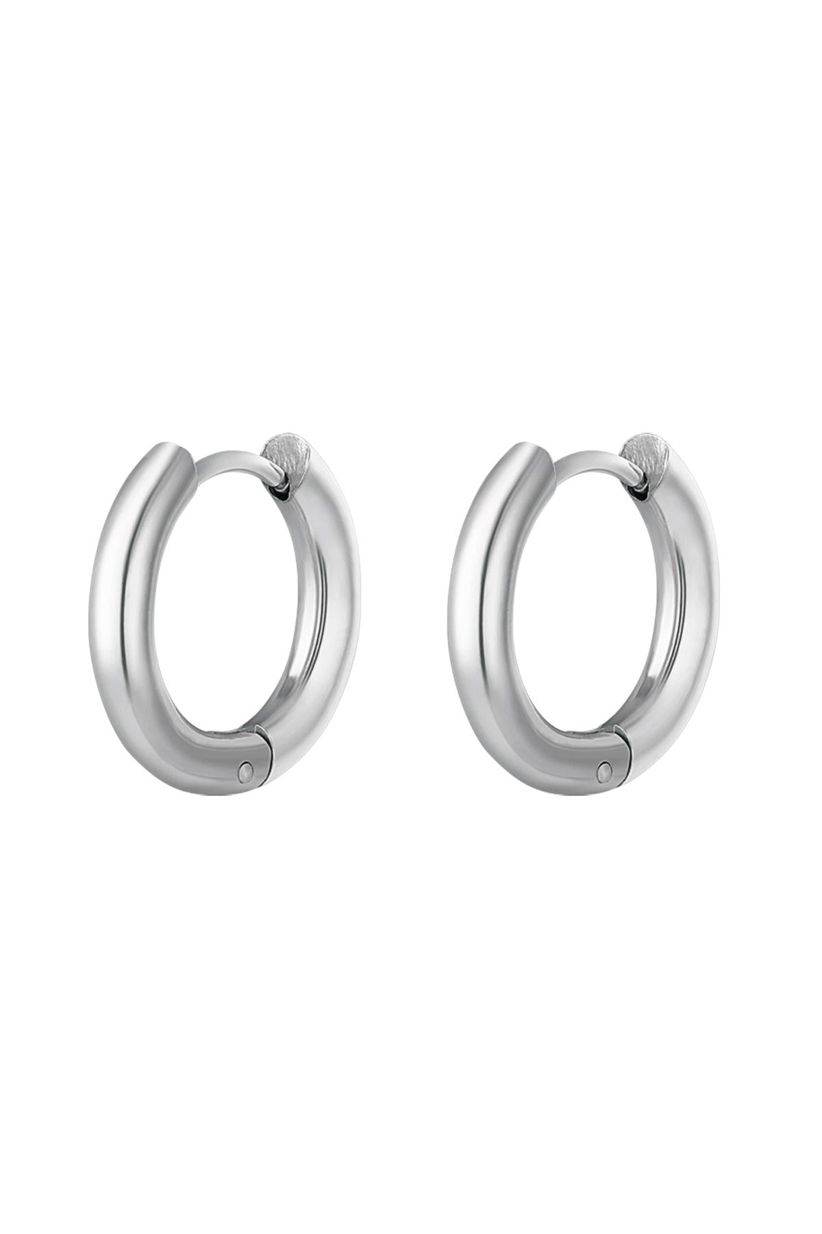 Creoli semplici L Gold Stainless Steel