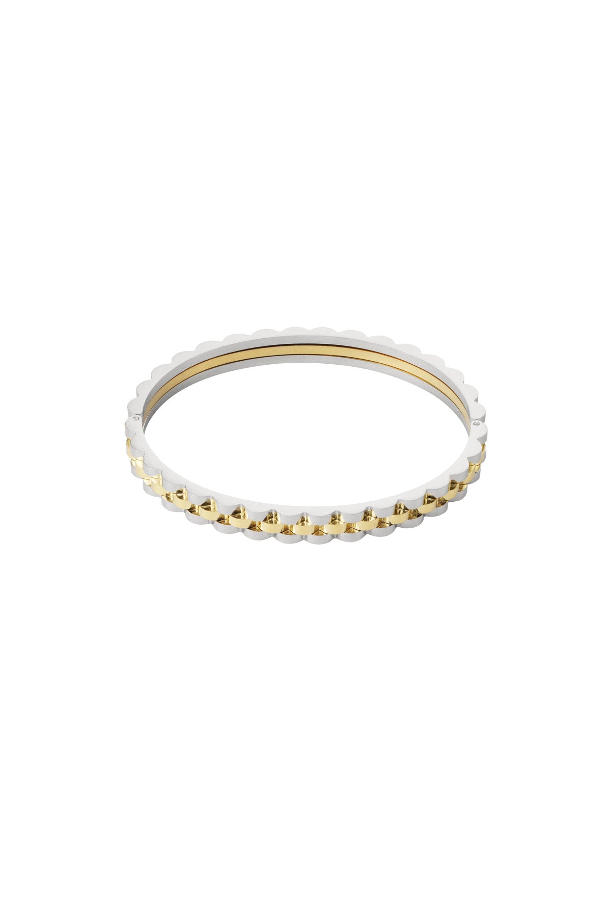 bracciale rigido a maglie