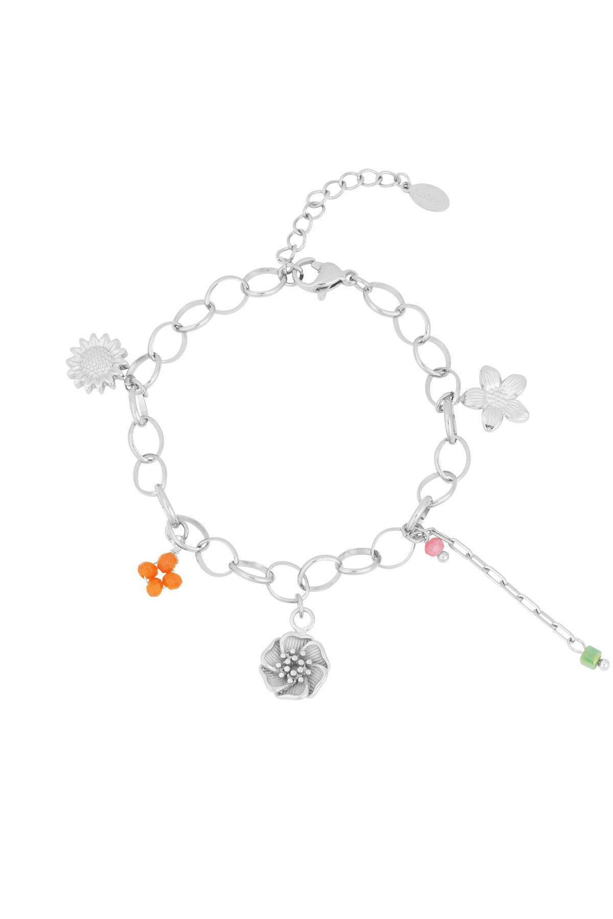 braccialetto con ciondolo fiore