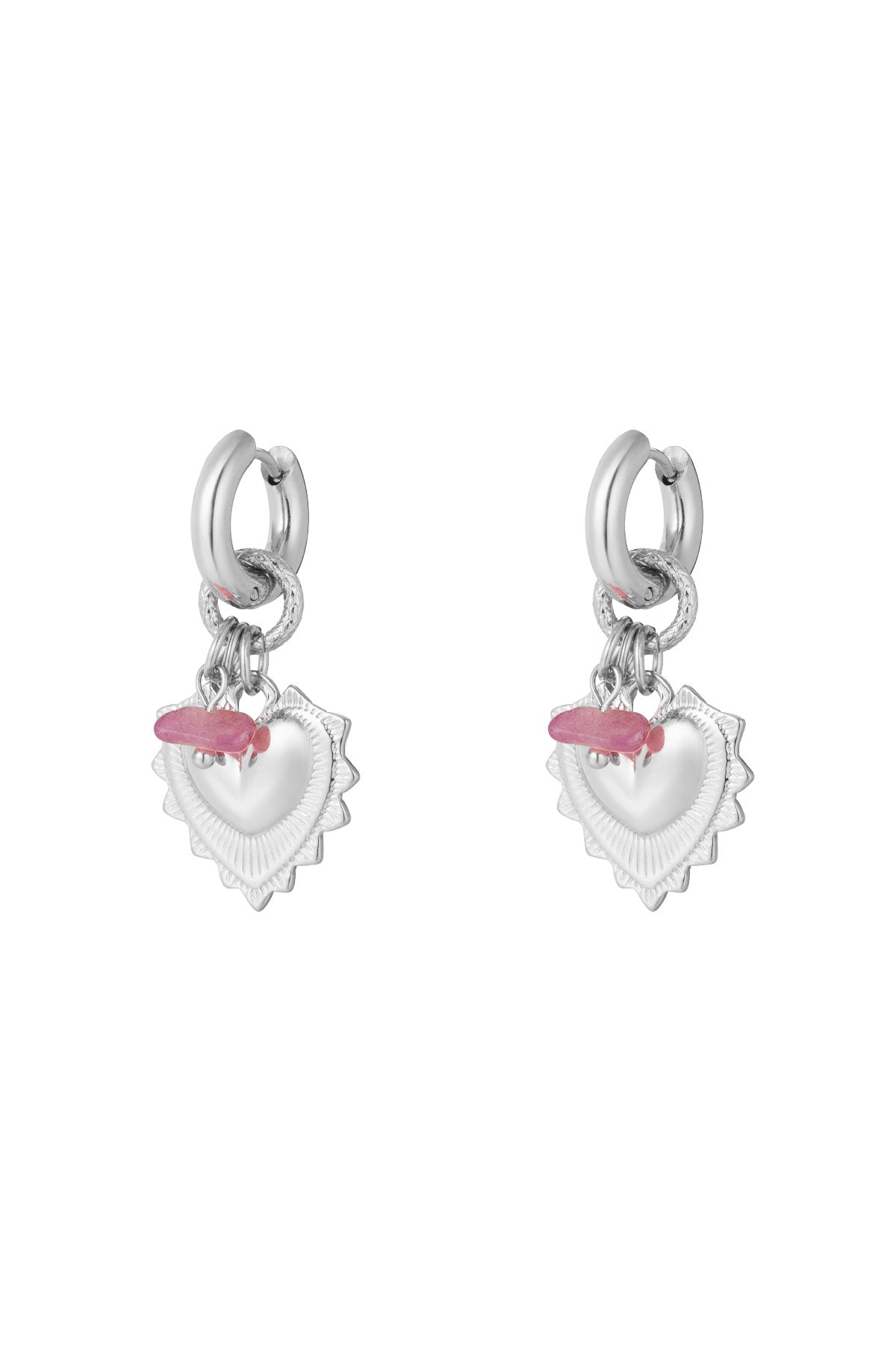 orecchini a cuore audaci