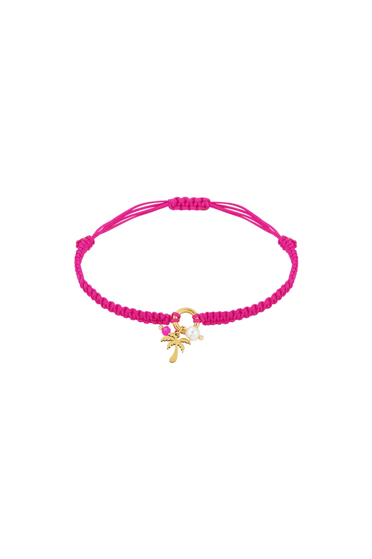Bracciale Palm Paradise - Colore arancione e oro