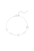 bracciale perla e trifoglio