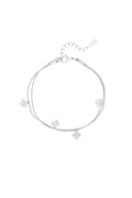 bracciale doppio trifoglio