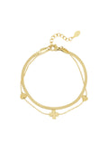 bracciale trifoglio cuore
