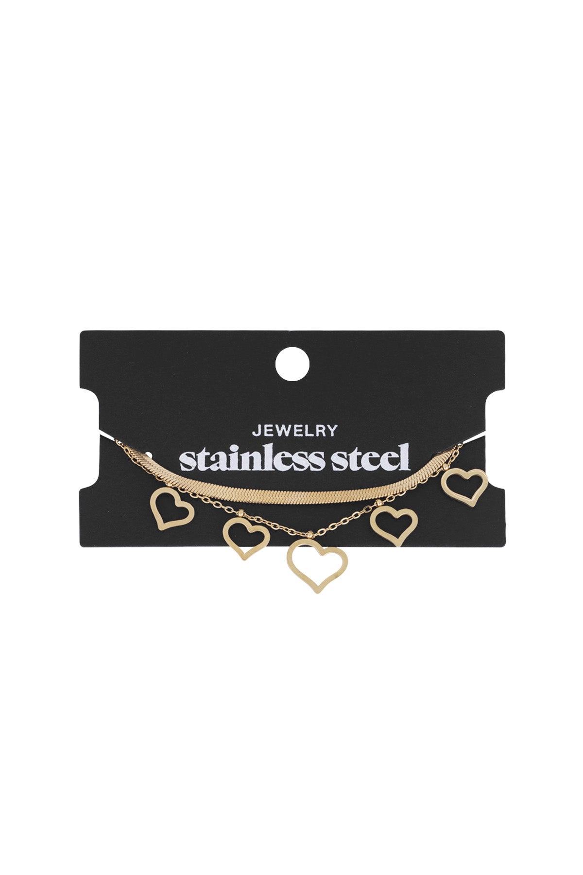 bracciale a cuore spesso