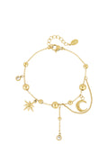 bracciale trendy a forma di luna
