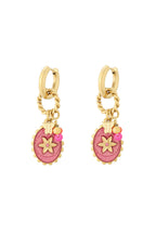 orecchini polvere di stelle rosa