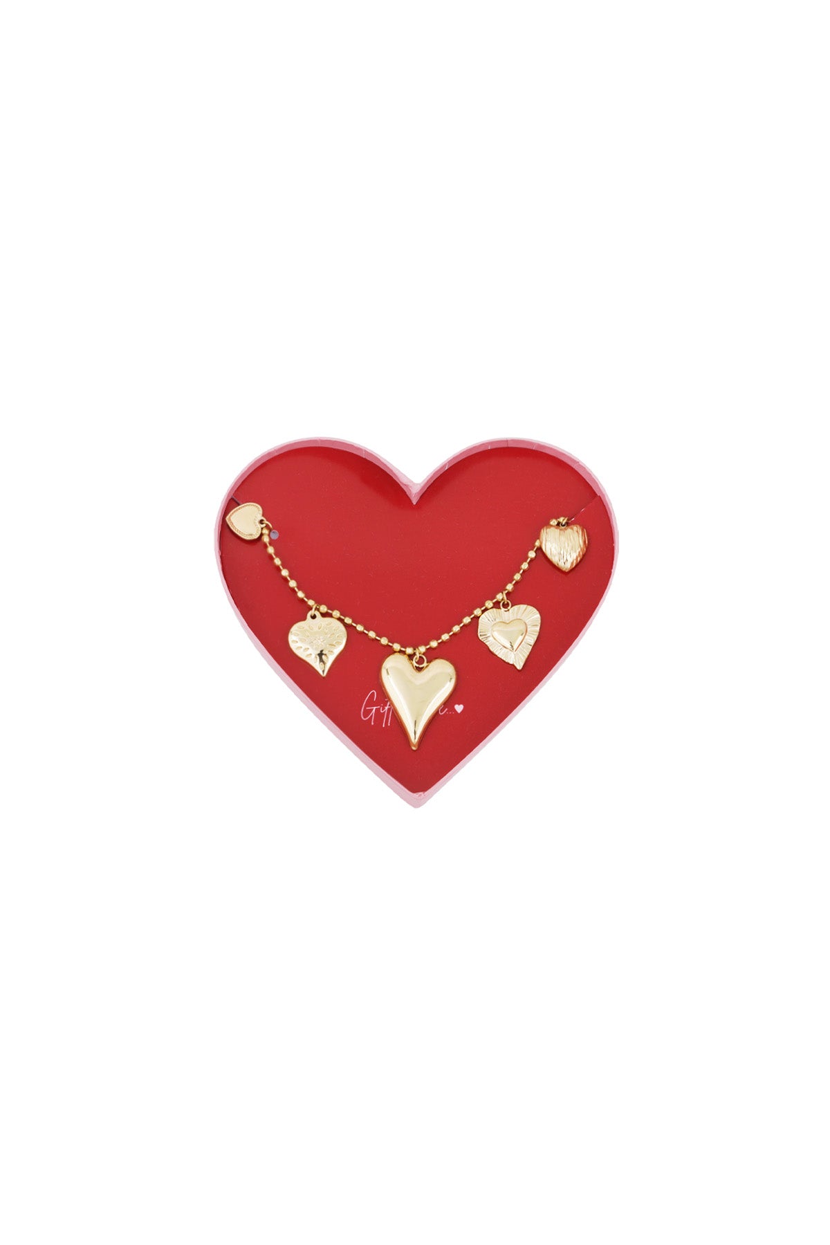 bracciale loved in acciaio inossidabile con dono d'amore